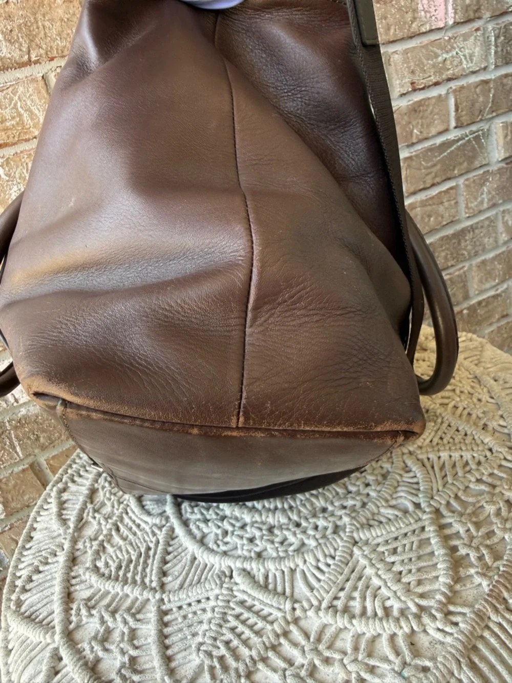 Coach Lexington F70916 Brown Leather Briefcase Carry-all messenger Shoulder bag
